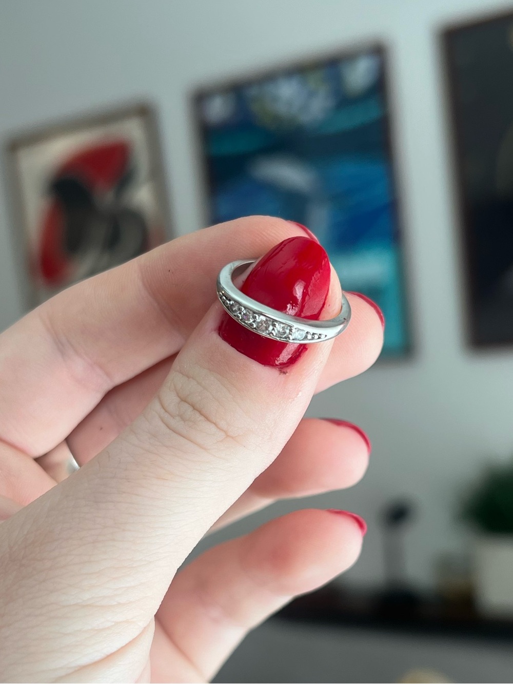 Size 6 diamond ring